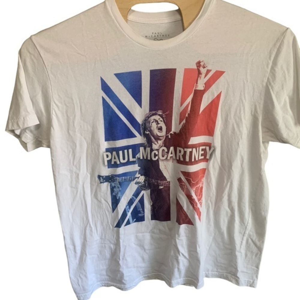 Paul McCartney One on One Tour 2016 T-Shirt Men's 2XL Short Sleeve Graphic White